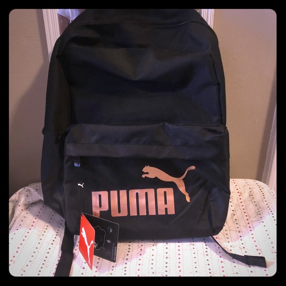 Puma back back black with rose pink